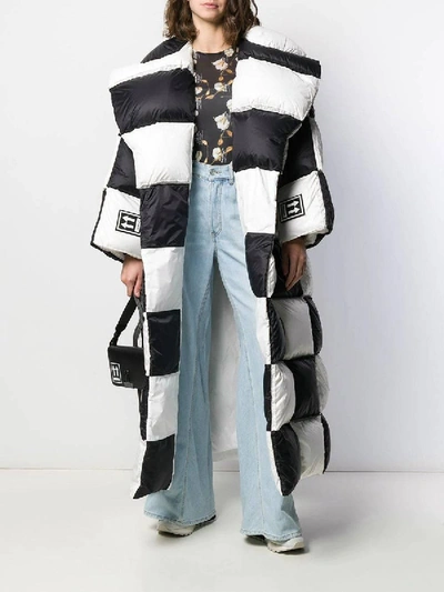 Shop Off-white 3d Large Checkered Puffer