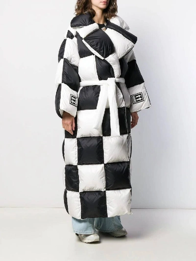 Shop Off-white 3d Large Checkered Puffer