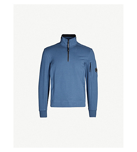 cp company half zip men's sweatshirt
