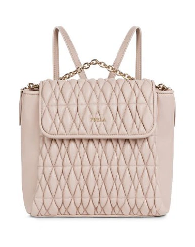 Shop Furla Backpack & Fanny Pack In Pale Pink