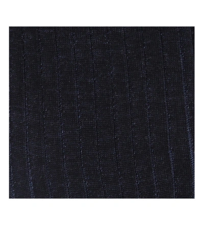 Shop Falke Ribbed Cotton Shadow Socks, Mens, Size: 10.5-11, Navy/blue
