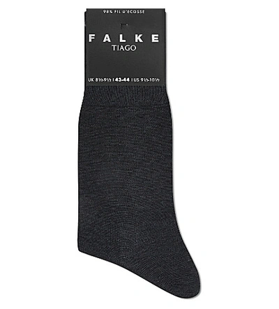 Shop Falke Men's Charcoal Tiago Socks
