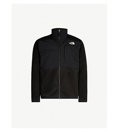 Shop The North Face Denali High-neck Fleece Jacket In Tnf+black