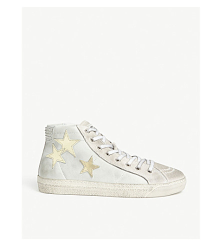 kooples high top trainers