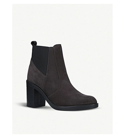 Shop Kurt Geiger Sicily 2 Suede Ankle Boots In Grey