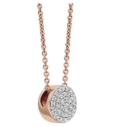 Shop Monica Vinader Ava 18ct Rose Gold-plated Necklace