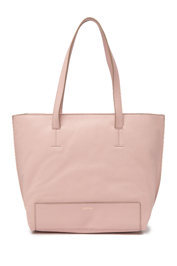 fossil madison leather tote