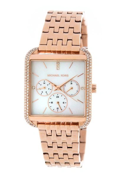 Shop Michael Michael Kors Women's Drew Multifunction Bracelet Watch, 39mm X 39mm
