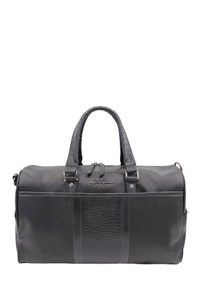 Shop Robert Graham Chatsworth Leather Duffle Bag In Black