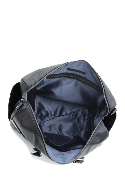 Shop Robert Graham Chatsworth Leather Duffle Bag In Black