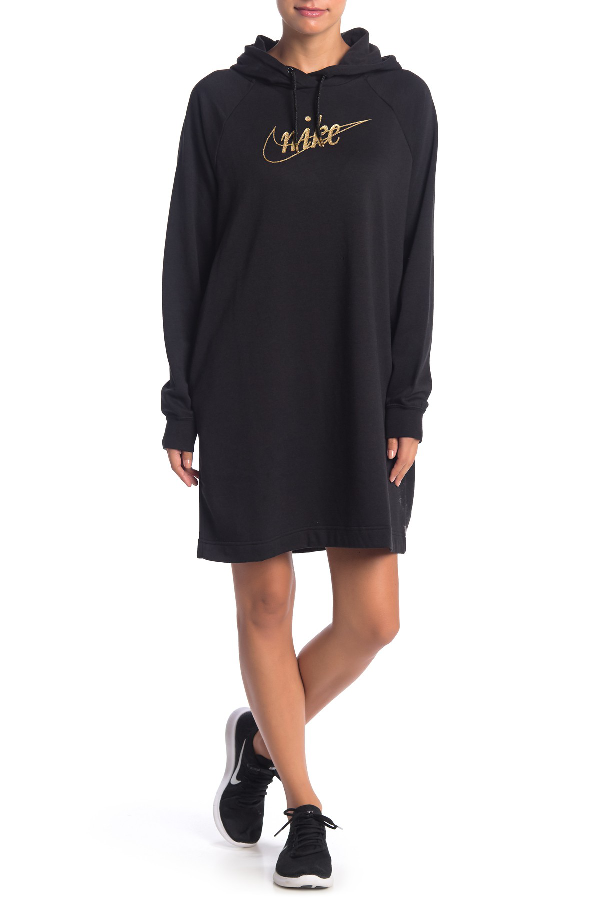 black and gold nike dress