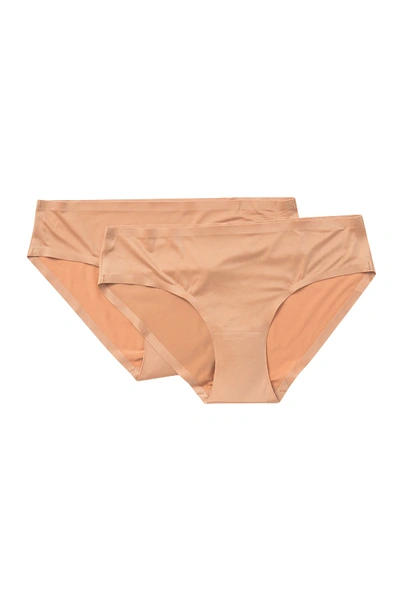 Shop Real Underwear Hipsters - Pack Of 2 In Camel/camel