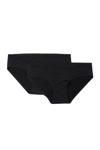 Shop Real Underwear Hipsters - Pack Of 2 In Black/black