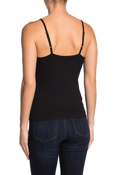 Shop Bcbgeneration Sleeveless Cami Knit Top In Black