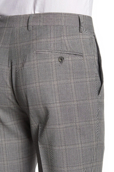 Shop Hart Schaffner Marx Light Gray Plaidtwo Button Notch Lapel Wool Classic Fit Suit In Light Grey