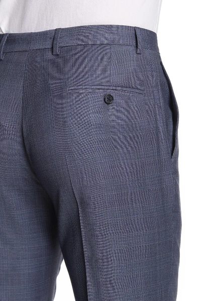 Shop Hart Schaffner Marx Light Blue Check Two Button Notch Lapel Wool Classic Fit Suit