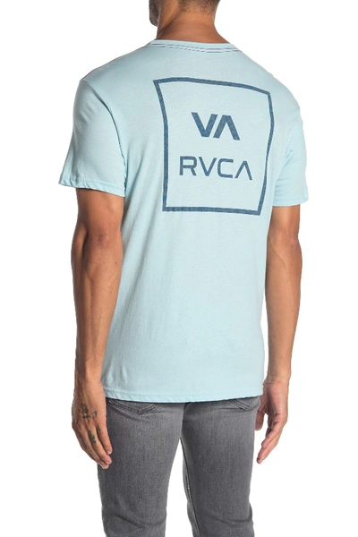 Shop Rvca Grid All The Way Logo T-shirt In Cosmos