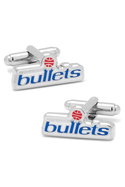 Shop Cufflinks, Inc Nba Washington Bullets Cuff Links In Blue