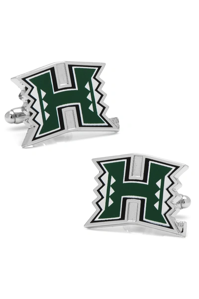 Shop Cufflinks, Inc University Of Hawaii Rainbow Warriors Cuff Links In Green