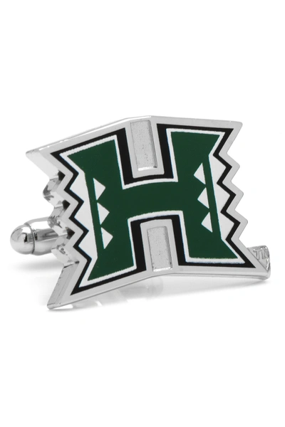 Shop Cufflinks, Inc University Of Hawaii Rainbow Warriors Cuff Links In Green