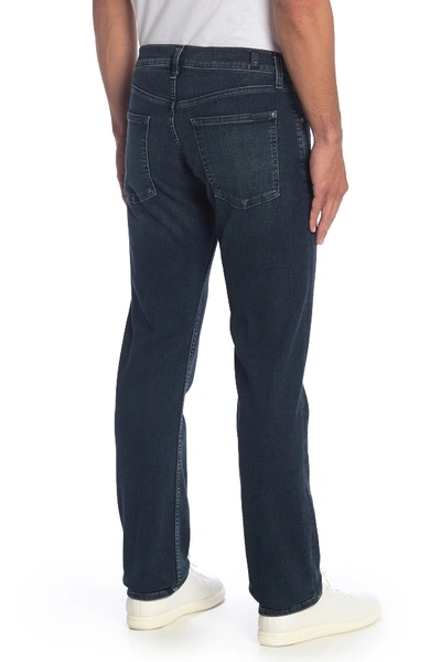 Shop 7 For All Mankind Standard Luxe Active Straight Jeans In Breckenridge Bkrn
