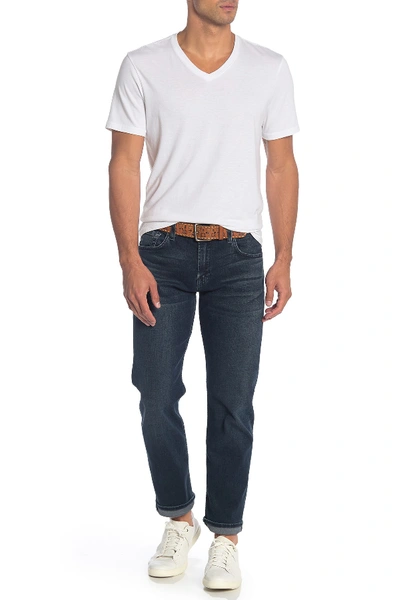 Shop 7 For All Mankind Standard Luxe Active Straight Jeans In Breckenridge Bkrn