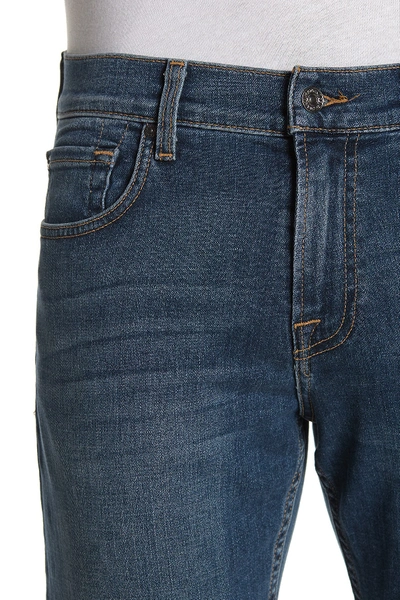 Shop 7 For All Mankind Standard Luxe Active Straight Jeans In Freeport