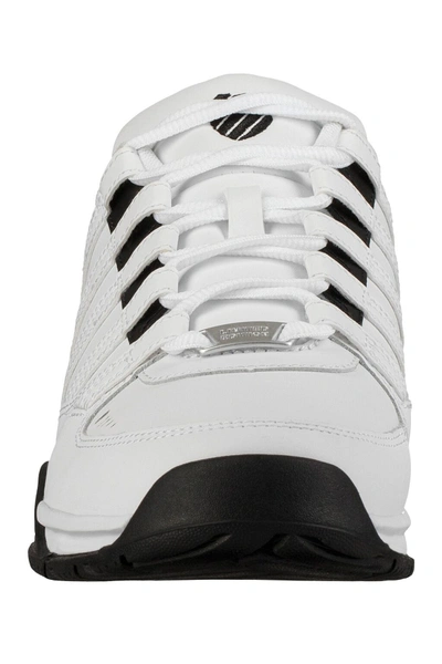 Shop K-swiss Baxter Sneaker In White/black/silver