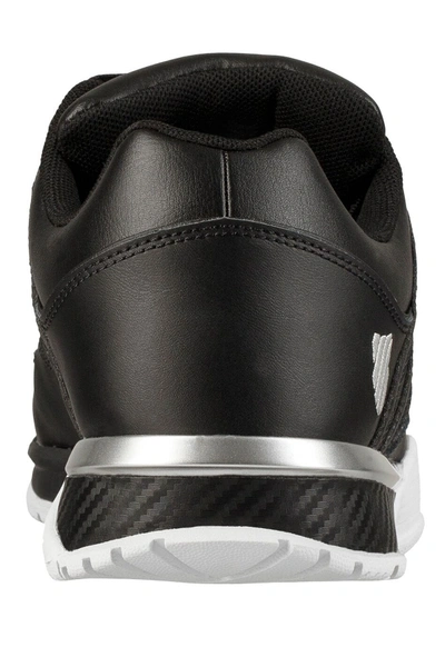 Shop K-swiss Baxter Sneaker In Black/white/silver