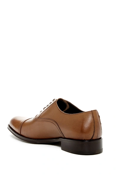 Shop To Boot New York Vanderbilt Leather Oxford In Cuoio