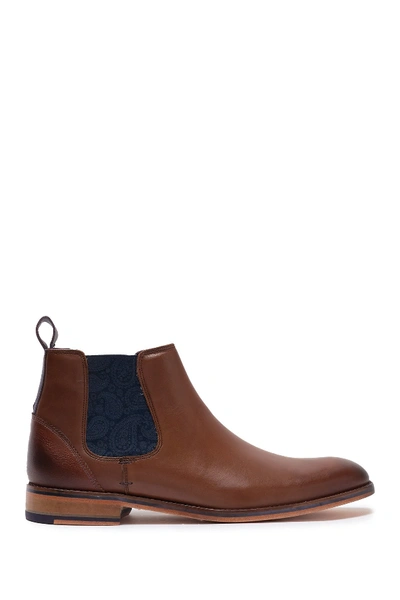 Shop Ted Baker Camroon 4 Leather Chelsea Boot In Brown