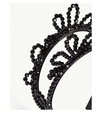 Shop Simone Rocha Wiggle Crown In Jet