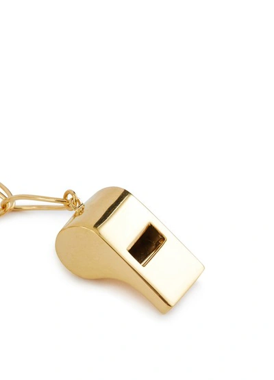 Shop Aurelie Bidermann Alouette Necklace In Yellow Gold