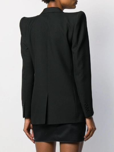 Shop Saint Laurent Wool Jacket In Black