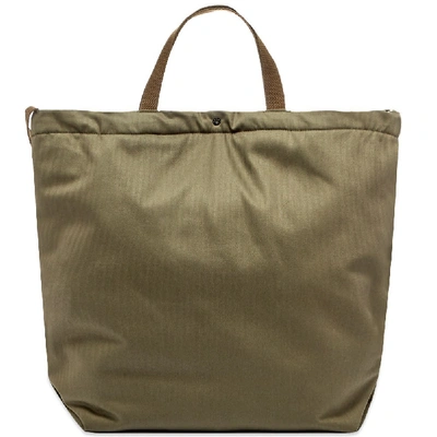 Shop Engineered Garments Carry All Tote In Green