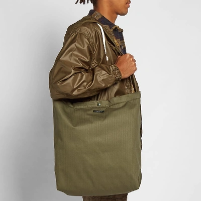 Shop Engineered Garments Carry All Tote In Green