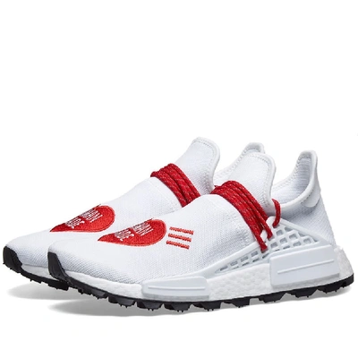 Adidas Originals Adidas X Pharrell Williams Hu Nmd Human Made Shoes In  White | ModeSens