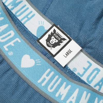 Shop Human Made Hmmd Boxer Brief In Blue