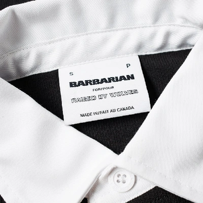 Shop Raised By Wolves X Barbarian Rugby Top In Black