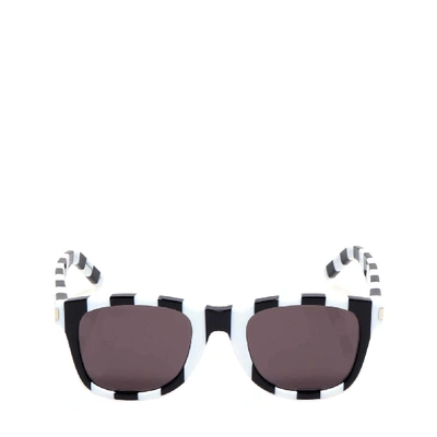 Shop Saint Laurent Sunglasses In White