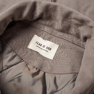Shop Fear Of God M65 Jacket In Grey