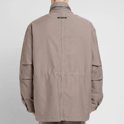 Shop Fear Of God M65 Jacket In Grey