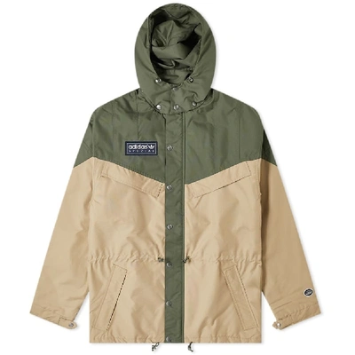 Shop Adidas Consortium Adidas Spzl Belthron Anorak In Green