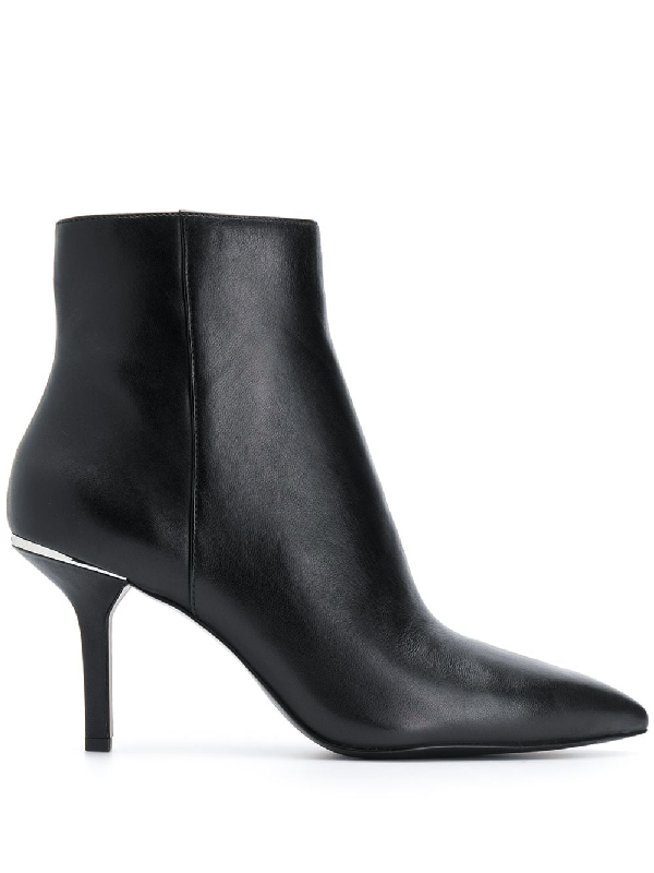 Michael Kors Katerina Zipped Ankle Boots In Black | ModeSens