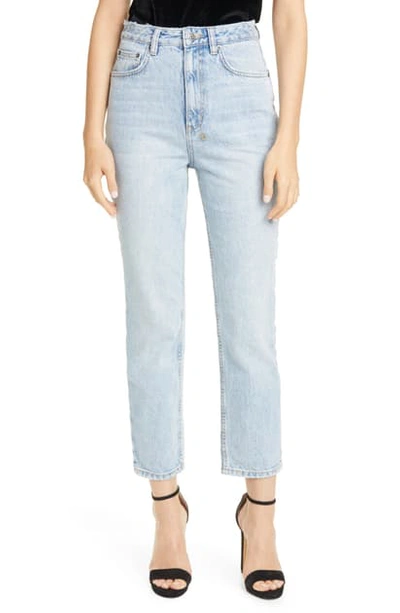 Shop Ksubi Chlo Wasted Karma High Waist Crop Jeans In Denim