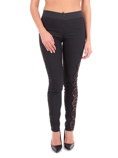 Shop Stella Mccartney Black Cotton Leggings