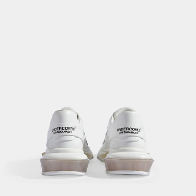 Shop Valentino Bounce Sneakers In White Leather