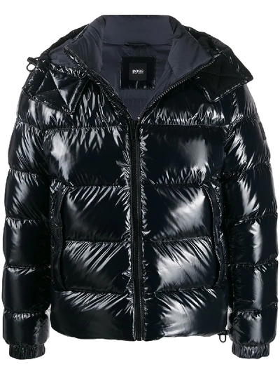 Hugo Boss Steppjacke Mit Kapuze In Black | ModeSens