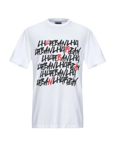 Shop Lhu Urban Man T-shirt White Size Xxl Cotton