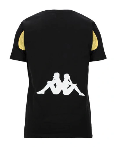 Shop Kappa Kontroll Man T-shirt Black Size L Cotton